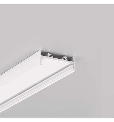 2m Aluprofil VARIO30-01 ACDE-9/TY - Weiß lackiert, Aufbau, LED-Schiene