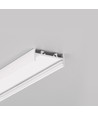 2m Aluprofil VARIO30-01 ACDE-9/TY - Weiß lackiert, Aufbau, LED-Schiene