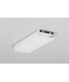 2m Aluprofil VARIO30-01 ACDE-9/TY - Weiß lackiert, Aufbau, LED-Schiene