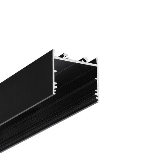 2m Aluprofil VARIO30-02 ACDE-9/TY - Schwarz eloxiert, Aufbau, LED-Schiene