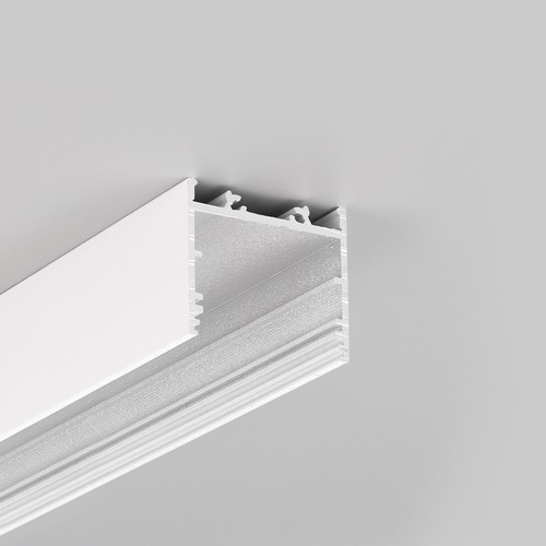 2m Aluprofil VARIO30-02 ACDE-9/TY - Weiß lackiert, Aufbau, LED-Schiene