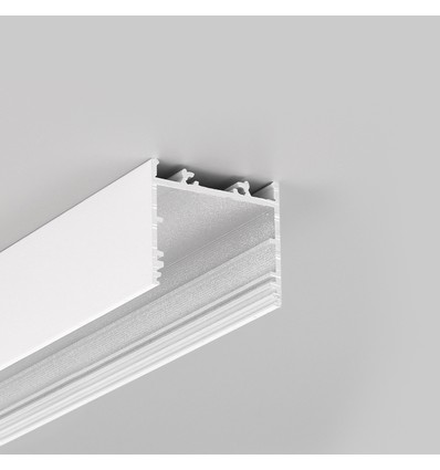 2m Aluprofil VARIO30-02 ACDE-9/TY - Weiß lackiert, Aufbau, LED-Schiene