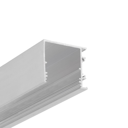 1m Aluprofil VARIO30-03 ACDE-9/TY - Unbehandeltes Aluminium, Aufbaumontage, LED-Schiene