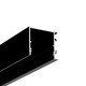 1m Aluprofil VARIO30-03 ACDE-9/TY - Schwarz eloxiert, Aufbau, LED-Schiene