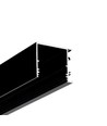 1m Aluprofil VARIO30-03 ACDE-9/TY - Schwarz eloxiert, Aufbau, LED-Schiene