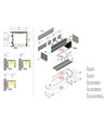 1m Aluprofil VARIO30-03 ACDE-9/TY - Schwarz eloxiert, Aufbau, LED-Schiene