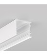 1m Aluprofil VARIO30-03 ACDE-9/TY - Weiß lackiert, Aufbau, LED-Schiene