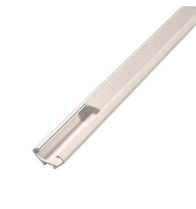 PVC-Eckprofil 15x15 für LED-Strip - 1 Meter, weiß, inkl. milchweißem Abdeckung