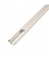 PVC-Eckprofil 15x15 für LED-Strip - 1 Meter, weiß, inkl. milchweißem Abdeckung