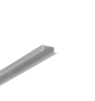 2m Aluprofil BEGTIN12 J/S - Eloxiert, eingebaut, LED-Schiene