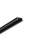 2m Aluprofil BEGTIN12 J/S - Schwarz eloxiert, eingebaut, LED-Schiene
