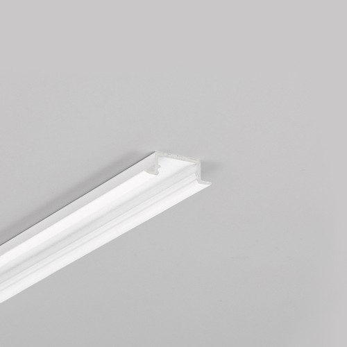 2m Aluminiumprofil BEGTIN12 J/S - Weiß lackiert, Einbau, LED-Schiene