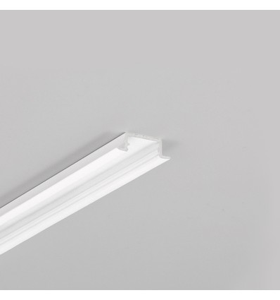 2m Aluminiumprofil BEGTIN12 J/S - Weiß lackiert, Einbau, LED-Schiene