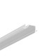2m Aluprofil DIAGONAL10 C - Unbehandeltes Aluminium, Einbau, LED-Schiene