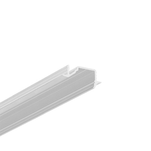 2m Aluprofil DIAGONAL10 C - Unbehandeltes Aluminium, Einbau, LED-Schiene