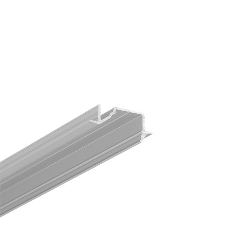 2m Aluminiumprofil DIAGONAL10 C - Eloxiert, Einbau, LED-Schiene