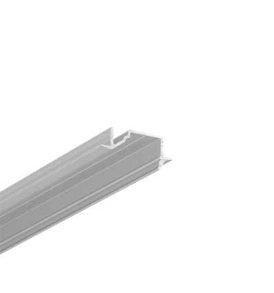 2m Aluminiumprofil DIAGONAL10 C - Eloxiert, Einbau, LED-Schiene
