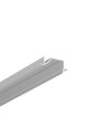 2m Aluminiumprofil DIAGONAL10 C - Eloxiert, Einbau, LED-Schiene