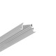 2m Aluminiumprofil DIAGONAL14 F/TY - Eloxiert, Einbau, LED-Schiene