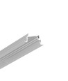 2m Aluminiumprofil DIAGONAL14 F/TY - Eloxiert, Einbau, LED-Schiene