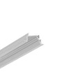 2m Aluprofil DIAGONAL14 F/TY - Unbehandeltes Aluminium, Einbau, LED-Schiene