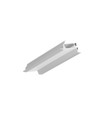 2m Aluminiumprofil DIAGONAL14 F/TY - Eloxiert, Einbau, LED-Schiene