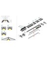 2m Aluprofil GROOVE10 BC/UX - Unbehandeltes Aluminium, Einbau, LED-Schiene