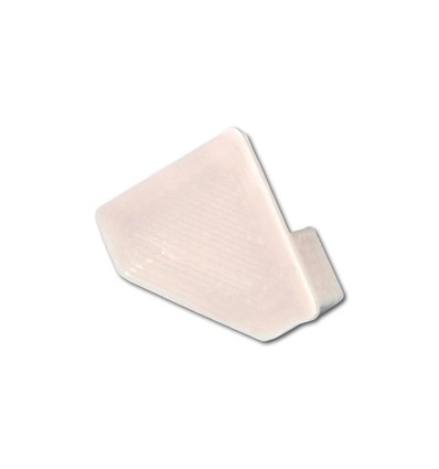 Endkappen für PVC-Eckprofil 15x15 - 2 Stück, weiß