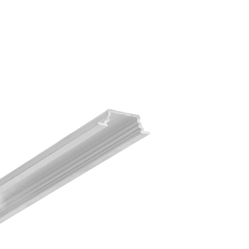 2m Aluprofil GROOVE10.V2 A1C/U - Unbehandeltes Aluminium, Einbau, LED-Schiene