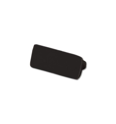 Endkappen für PVC-Profil 16x7 - 2 Stück, schwarz