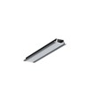 2m Aluprofil GROOVE10.V2 A1C/U - Schwarz eloxiert, eingebaut, LED-Schiene