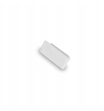 Endkappen für PVC-Profil 16x7 - 2 Stück, weiß