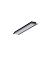 2m Aluprofil GROOVE10.V2 A1C/U - Schwarz eloxiert, eingebaut, LED-Schiene