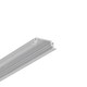 2m Aluprofil GROOVE14 EE7F/TY - Unbehandeltes Aluminium, Einbau, LED-Schiene