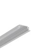2m Aluprofil GROOVE14 EE7F/TY - Unbehandeltes Aluminium, Einbau, LED-Schiene