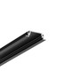 2m Aluprofil GROOVE14 EE7F/TY - Schwarz eloxiert, eingebaut, LED-Schiene
