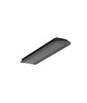2m Aluprofil GROOVE14 EE7F/TY - Schwarz eloxiert, eingebaut, LED-Schiene