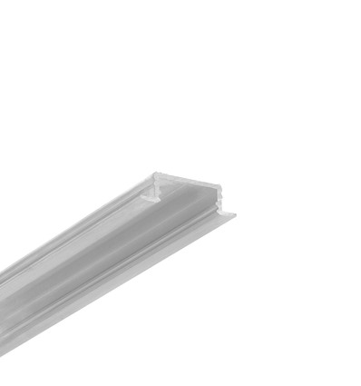 2m Aluprofil GROOVE14.V2 BC3/Y - Unbehandeltes Aluminium, Einbau, LED-Schiene