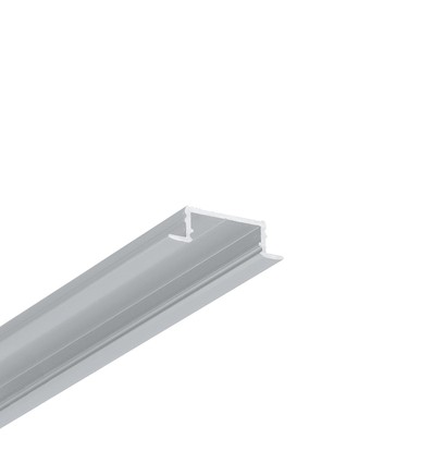 2m Aluprofil GROOVE14.V2 BC3/Y - Eloxiert, Einbau, LED-Schiene