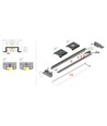 2m Aluprofil GROOVE14.V2 BC3/Y - Eloxiert, Einbau, LED-Schiene