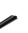 2m Aluprofil GROOVE14.V2 BC3/Y - Schwarz eloxiert, eingebaut, LED-Schiene