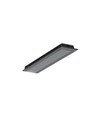 2m Aluprofil GROOVE14.V2 BC3/Y - Schwarz eloxiert, eingebaut, LED-Schiene