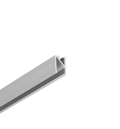 1m Aluprofil HI8 C1 - Eloxiert, eingebaut, LED-Schiene