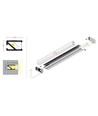 1m Aluprofil HI8 C1 - Eloxiert, eingebaut, LED-Schiene