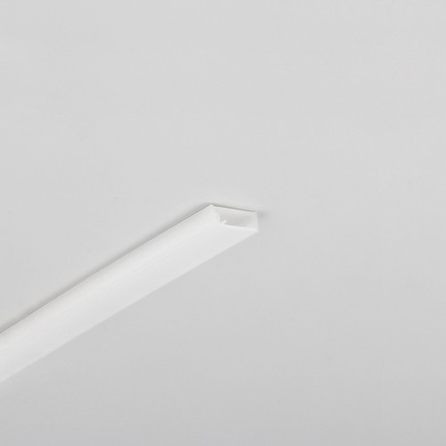 2m Aluprofil SLASH8 - Milchweiß, Einbau, LED-Schiene