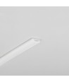 2m Aluprofil SLASH8 - Milchweiß, Einbau, LED-Schiene