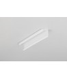 1m Aluprofil SLASH8 - Milchweiß, eingebaut, LED-Schiene