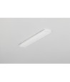 2m Aluprofil SLASH8 - Milchweiß, Einbau, LED-Schiene