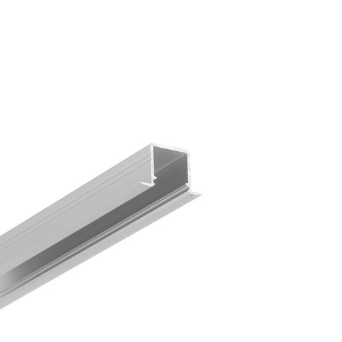 2m Aluminiumprofil SMART-IN10 AC2/Z - Eloxiert, Einbau, LED-Schiene