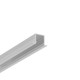 2m Aluprofil SMART-IN10 AC2/Z - Unbehandeltes Aluminium, eingebaut, LED-Schiene